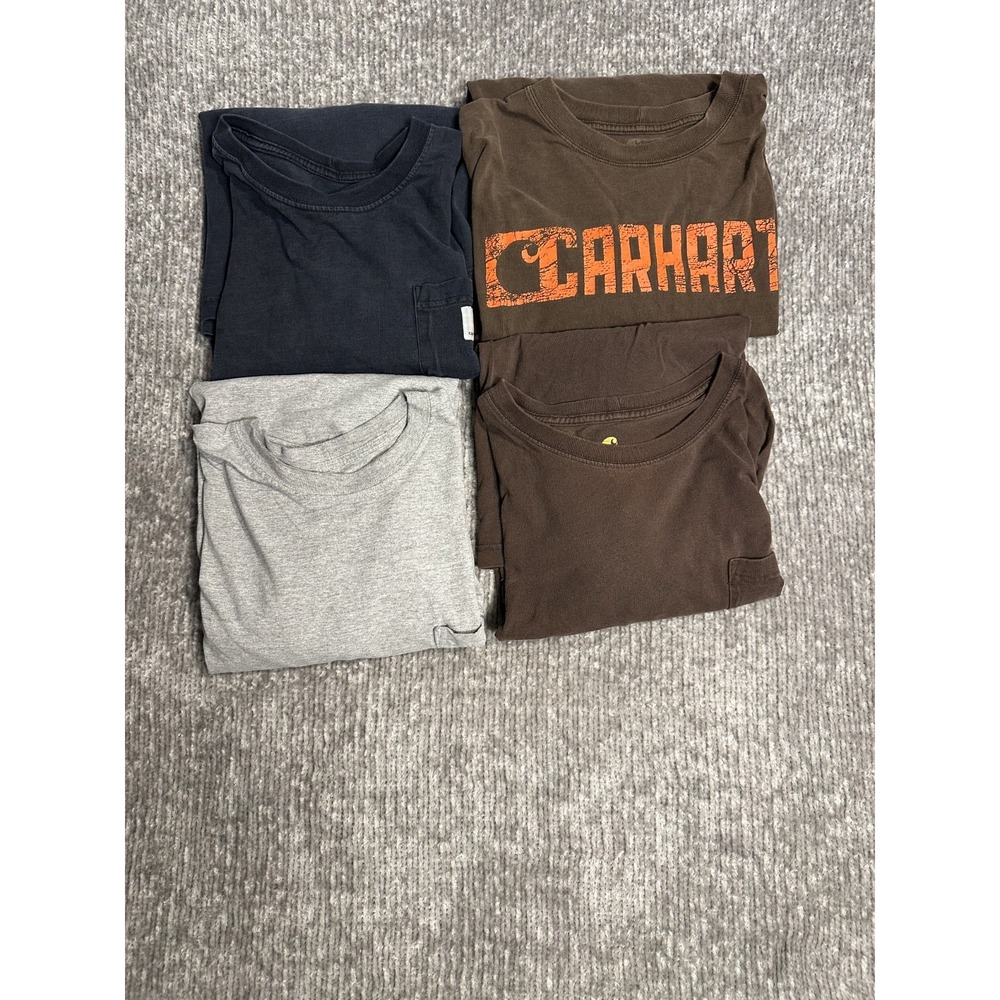 Carhartt Shirt Mens XL Lot Long Sleeve Workwear Field Original Fit K126